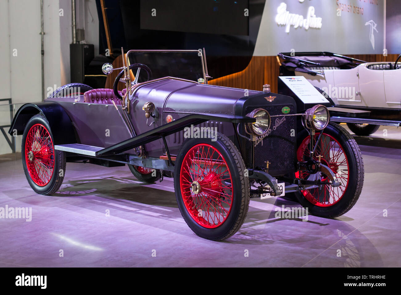 Barcelona, Spanien - 19. Mai 2019: 1911 Hispano-Suiza Alfonso XIII auf Automobil Barcelona 2019. Stockfoto