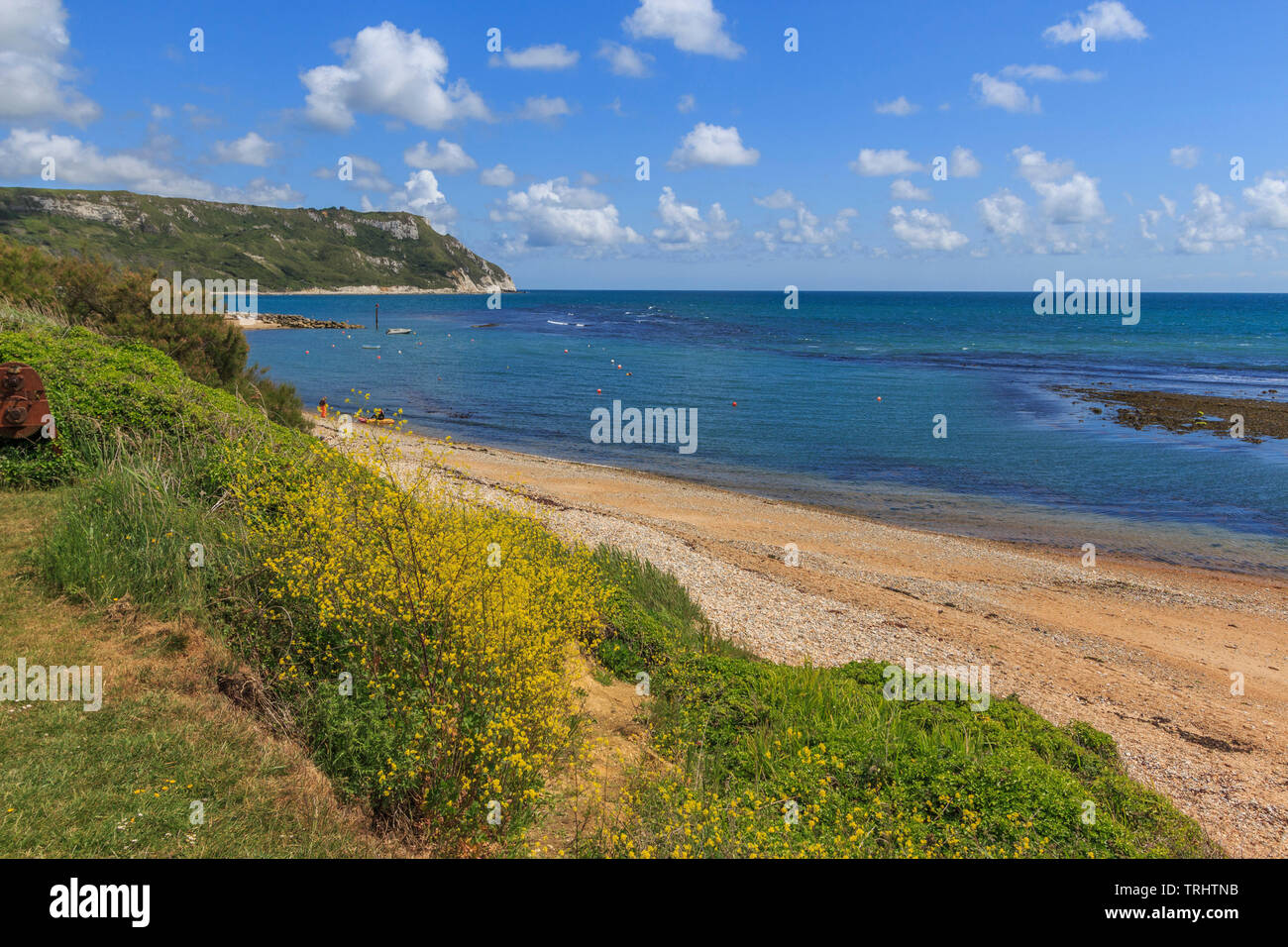 Ringstead Bay, zu Fuß von Durdle Door zu osmingon Bay jurassic Heritage Küste von Dorset England uk Gb Stockfoto