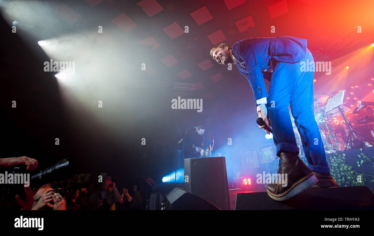 Glasgow, Schottland, Großbritannien. 6.Juni, 2019 Der Kaiser Chiefs, in Konzert im Ballroom Barrowlands Glasgow, UK. Credit: Stuart Westwood Stockfoto