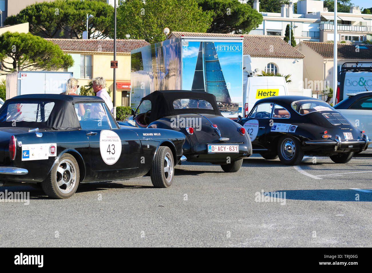 Oldtimer-RALLYE des Prinzessinnen - Richard Mille - Saint Tropez, Frankreich, 06. Juni 2019 - Annatrans-SA.-BIPHOTONEWS Stockfoto