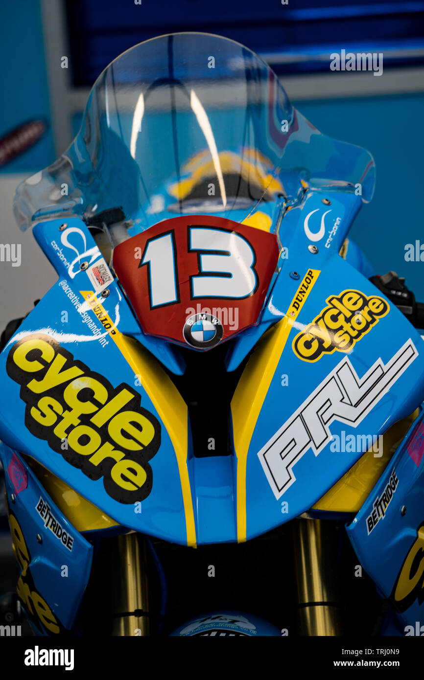 Sam West 1000 cc BMW superstock Isle of Man TT2019 Stockfoto