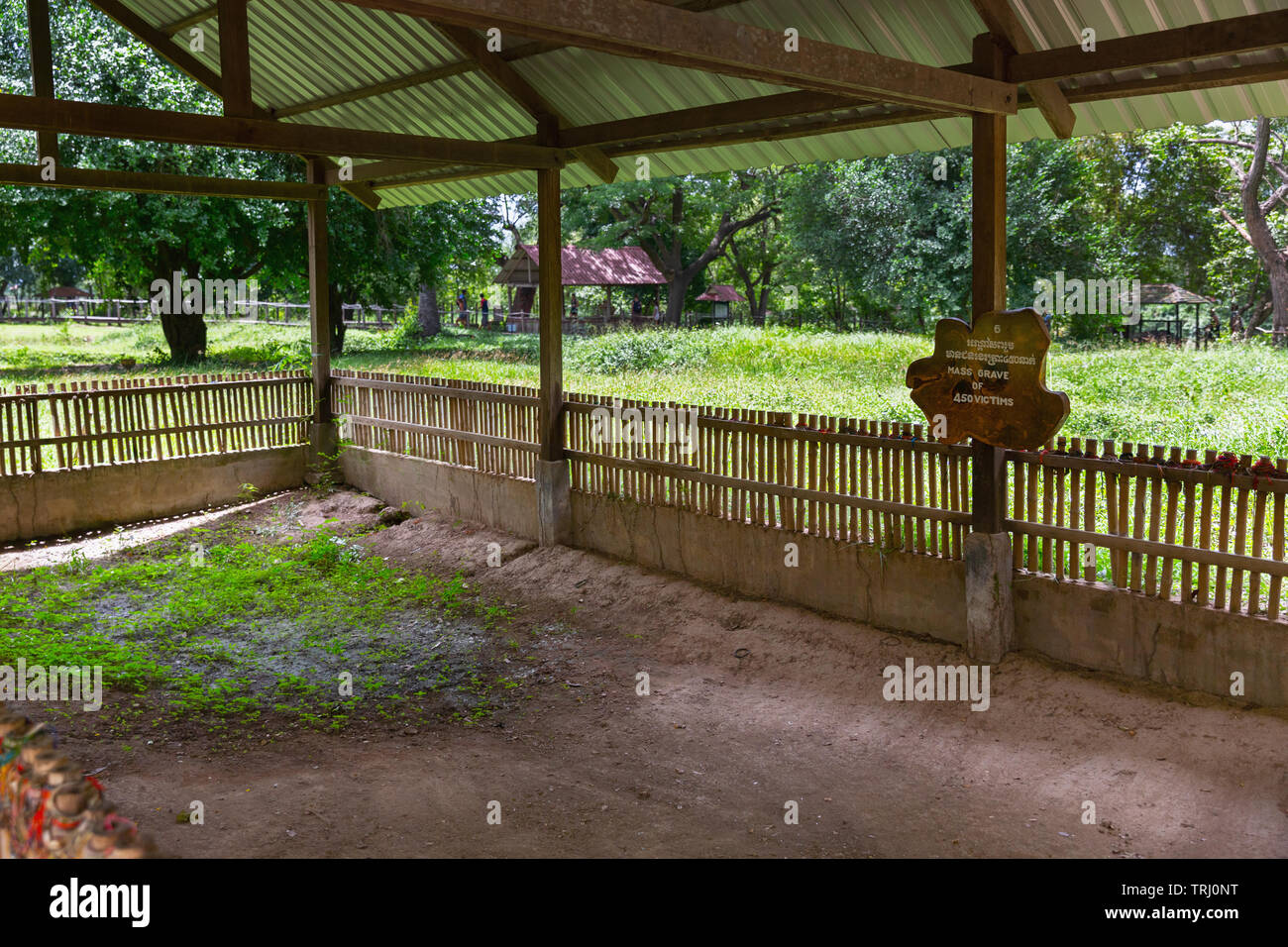 Choeung Ek Völkermord Denkmal an der Killing Fields, Phnom Penh, Kambodscha, Asien Stockfoto