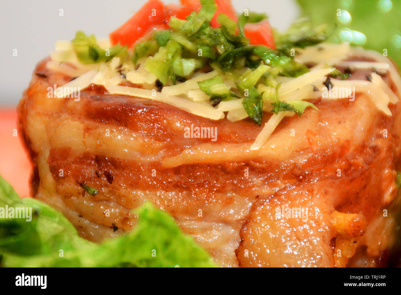 Kubanische Küche Bilder mit lebendigen Farben Stockfoto