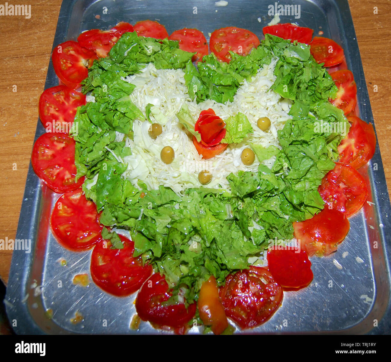 Kubanische Küche Bilder mit lebendigen Farben Stockfoto