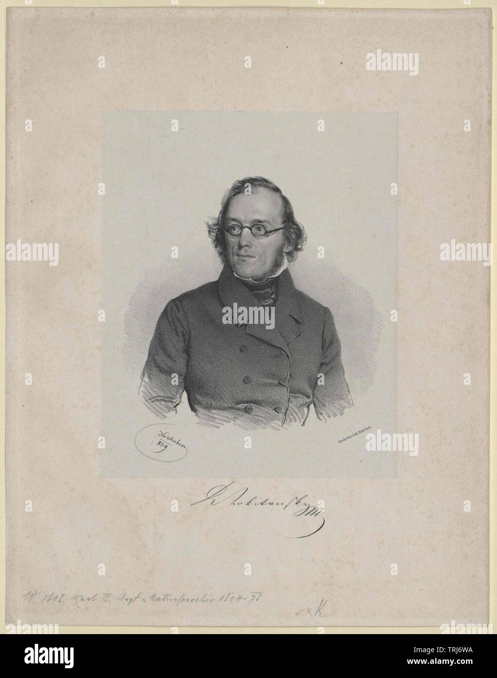 Rokitansky, Karl Baron, Additional-Rights - Clearance-Info - Not-Available Stockfoto