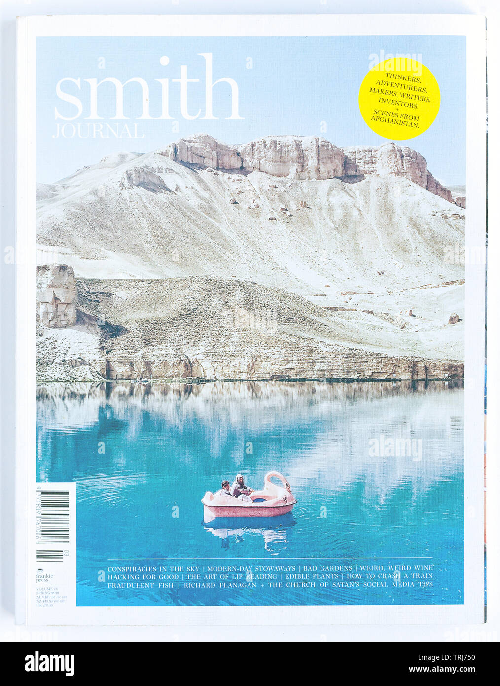 Das Cover des Smith Journal, Band 28, Frühjahr 2018 - nur zur redaktionellen Verwendung Stockfoto