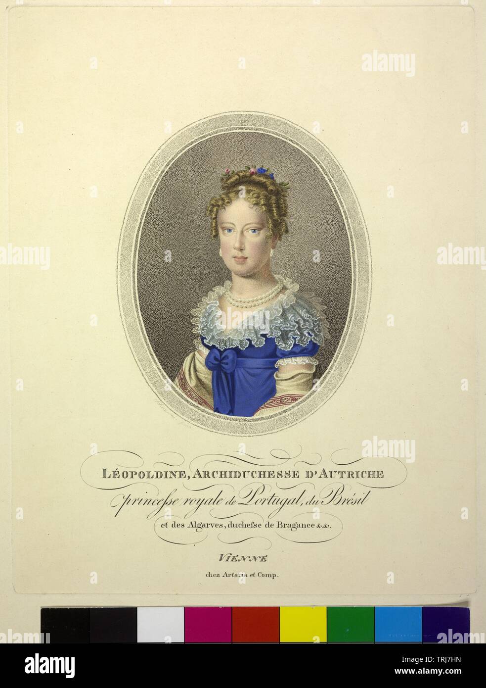 Leopoldine, Erzherzogin von Österreich, Additional-Rights - Clearance-Info - Not-Available Stockfoto