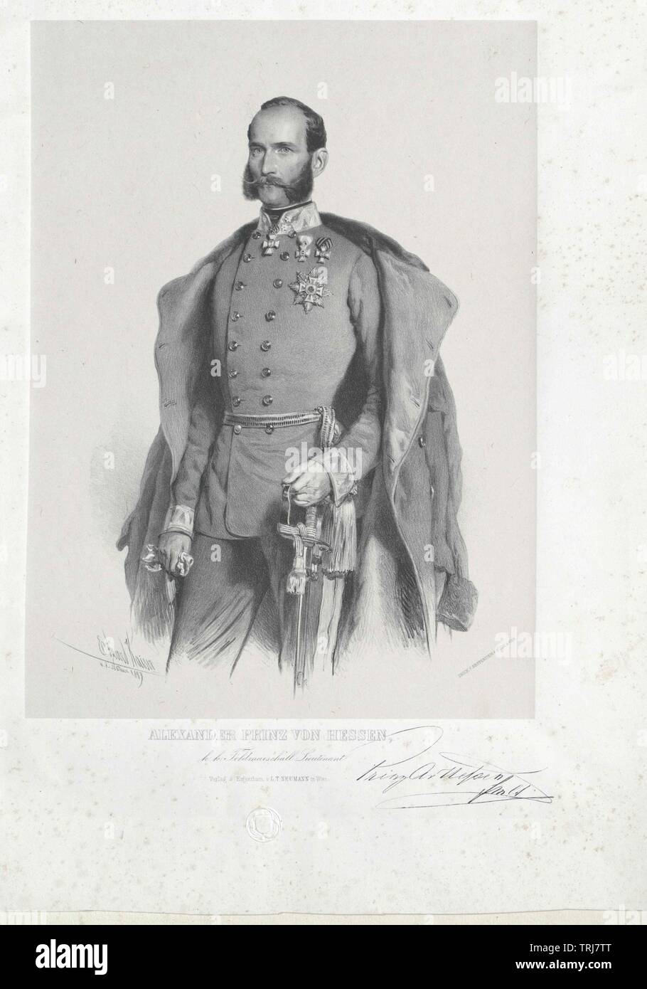 Alexander, Prinz von Hessen und bei Rhein, Additional-Rights - Clearance-Info - Not-Available Stockfoto