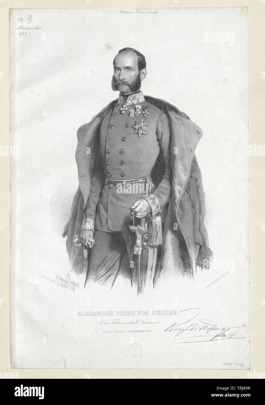 Alexander, Prinz von Hessen und bei Rhein, Additional-Rights - Clearance-Info - Not-Available Stockfoto