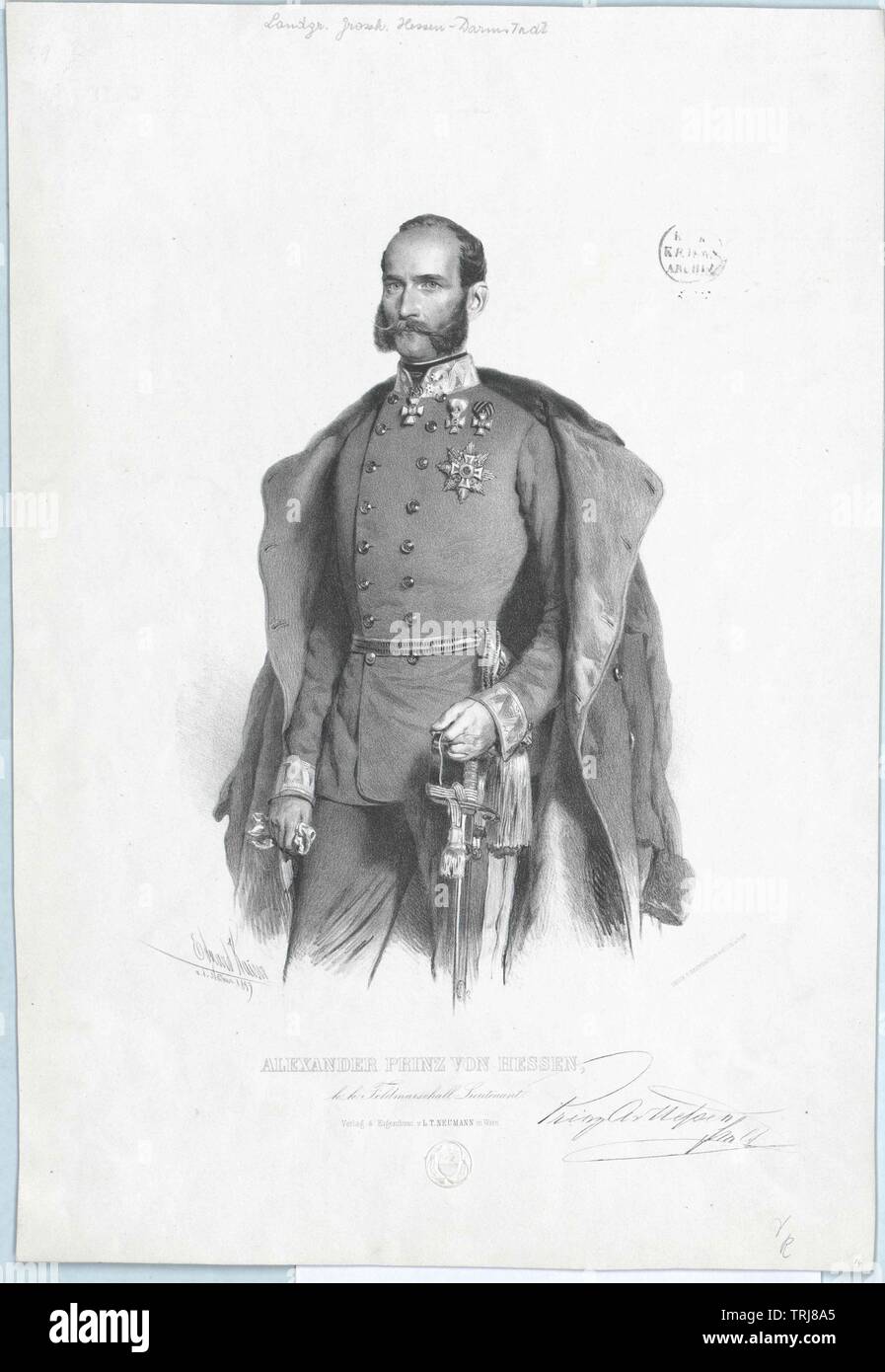 Alexander, Prinz von Hessen und bei Rhein, Additional-Rights - Clearance-Info - Not-Available Stockfoto