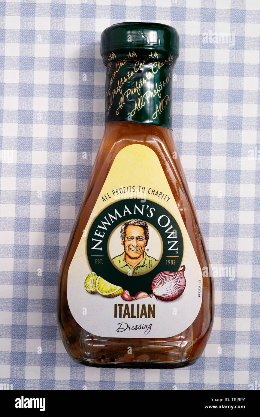 Newman's eigene Italienische Dressing Stockfoto