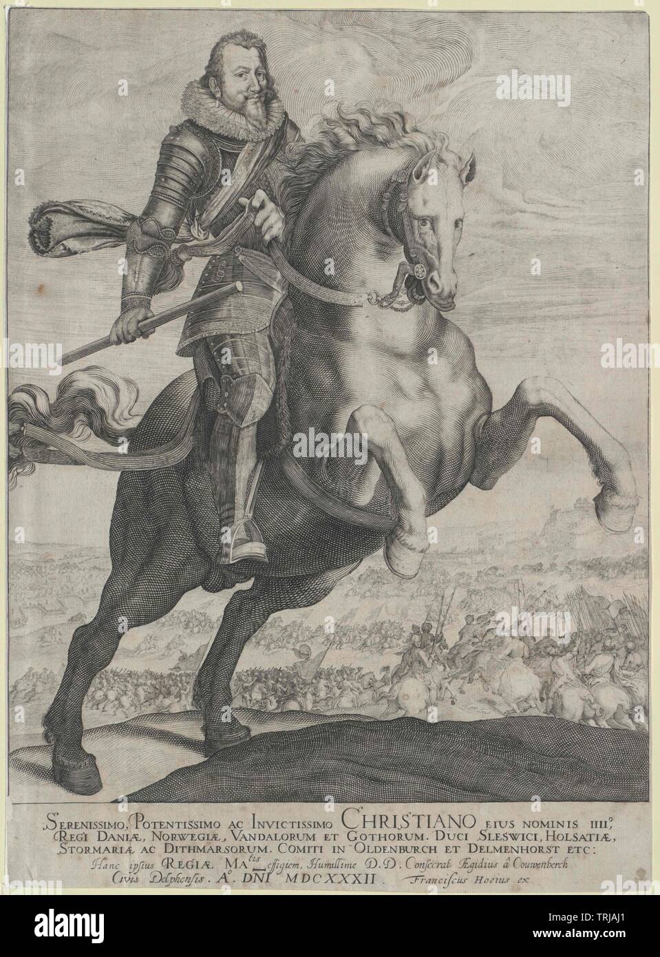 Christian IV., König von Dänemark, Additional-Rights - Clearance-Info - Not-Available Stockfoto