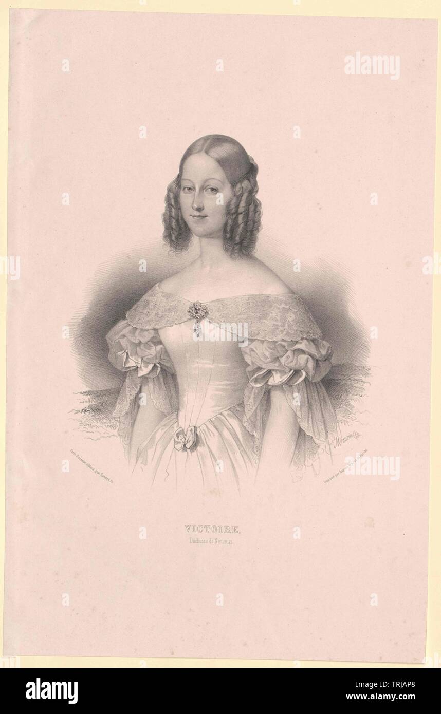 Victoria, Prinzessin von Sachsen-Coburg-Gotha, Additional-Rights - Clearance-Info - Not-Available Stockfoto