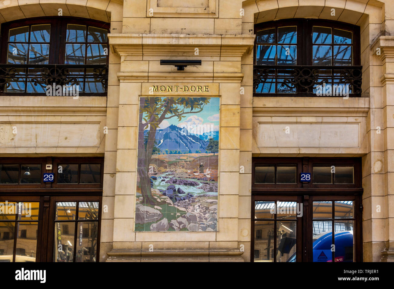 Hauptbahnhof Tours, Indre-et-Loire, Centre Val de Loire, Frankreich Stockfoto