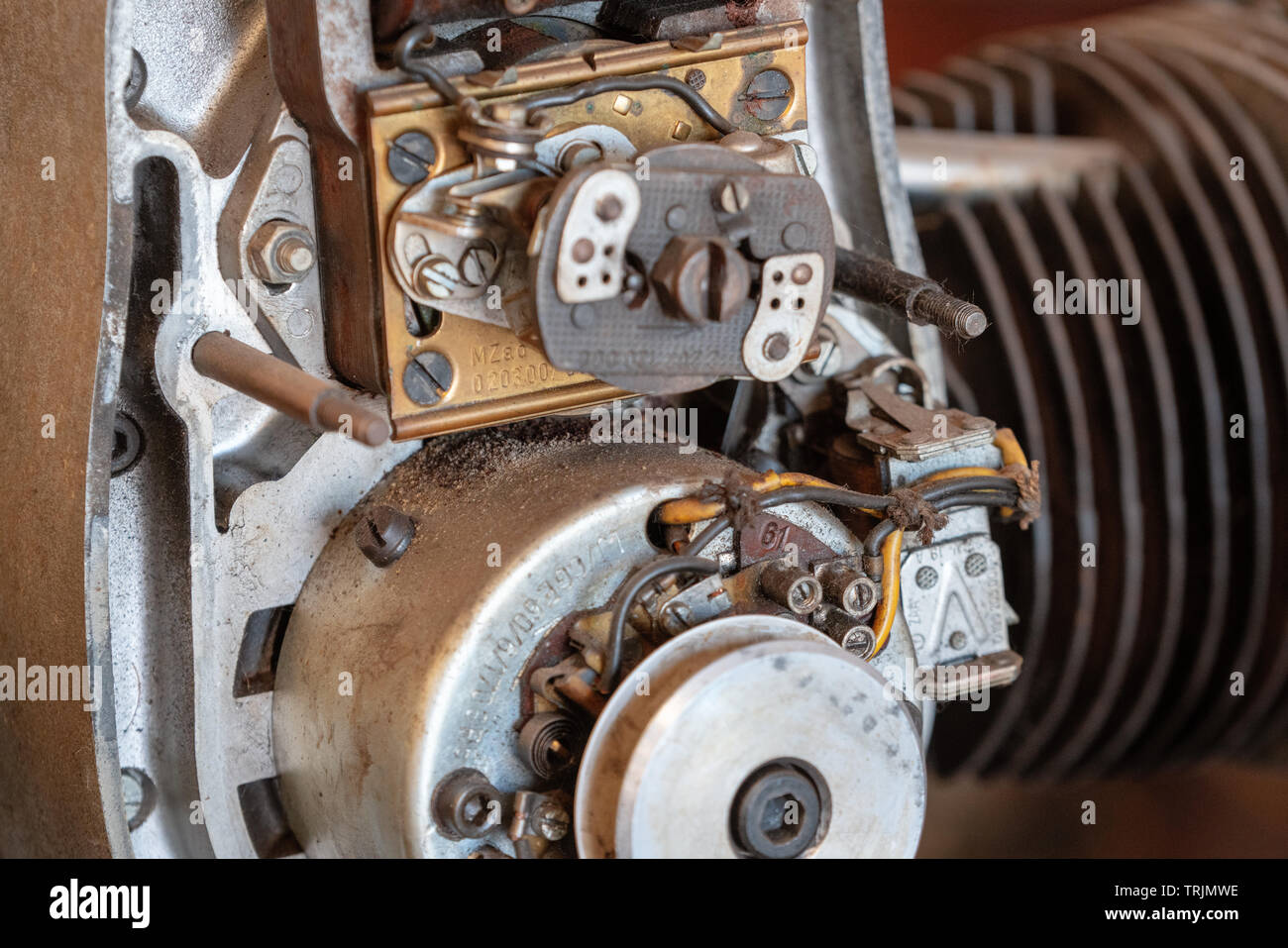 BMW Motot alten Motorblock Stockfoto