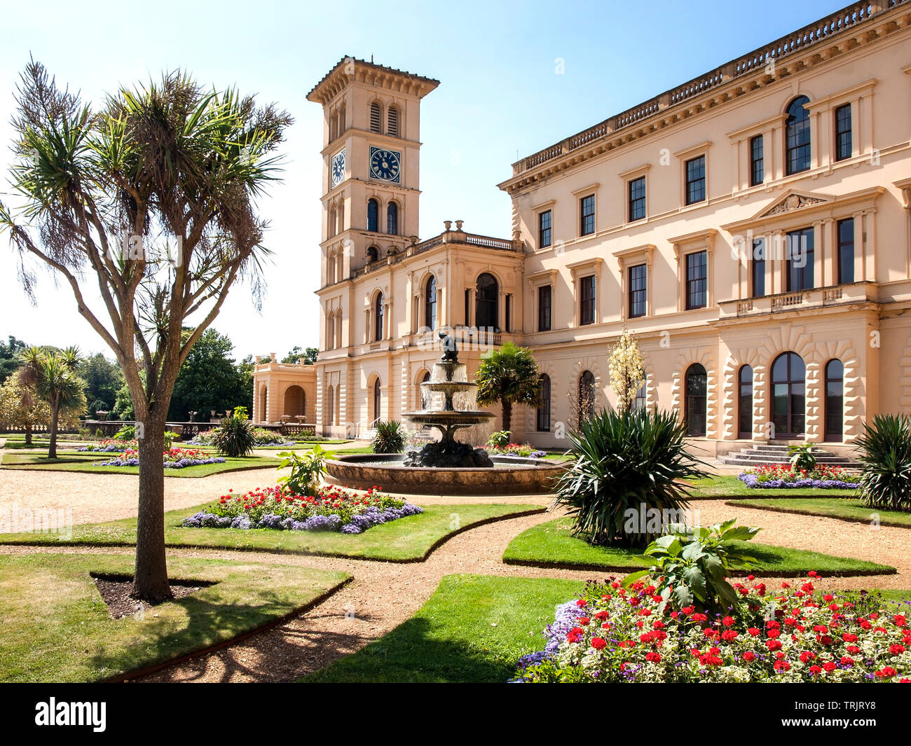 Osborne House, East Kühe, Isle of Wight, Großbritannien, 22. Juli 2014. Stockfoto