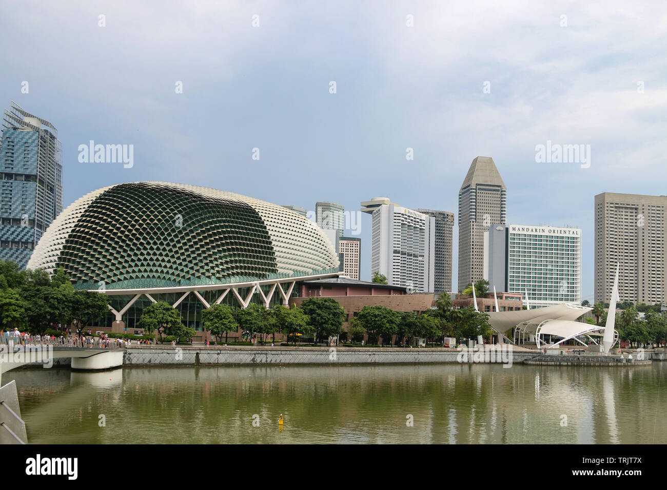 Die ultra-modernes Theater an der Bucht, Singapur Stockfoto