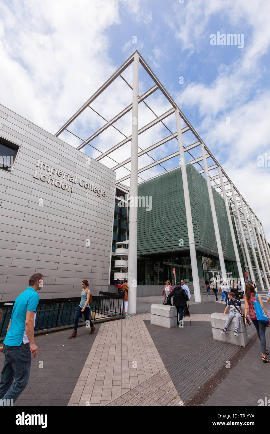Imperial College, Exhibition Road, Kensington, London, England, Vereinigtes Königreich. Stockfoto