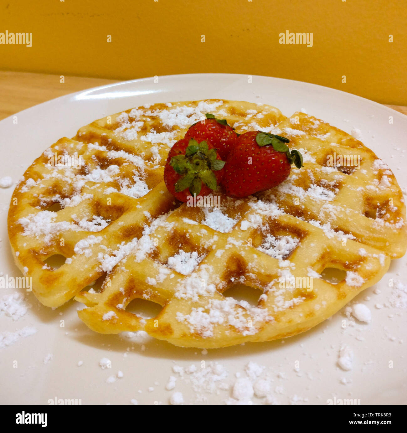 Zucker Waffel Stockfoto