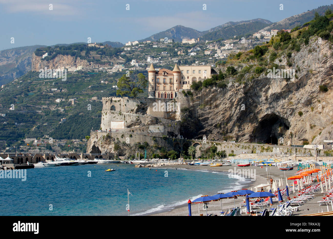 Maiori, Amalfiküste, Italien Stockfoto