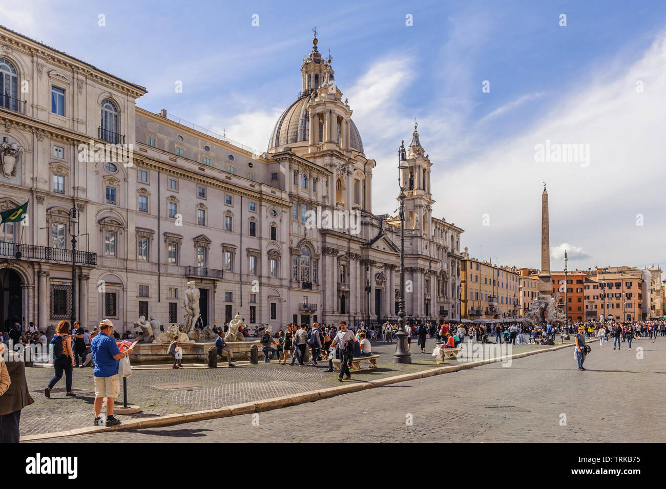 Sant'Agnese in der Piazza Navona Stockfoto