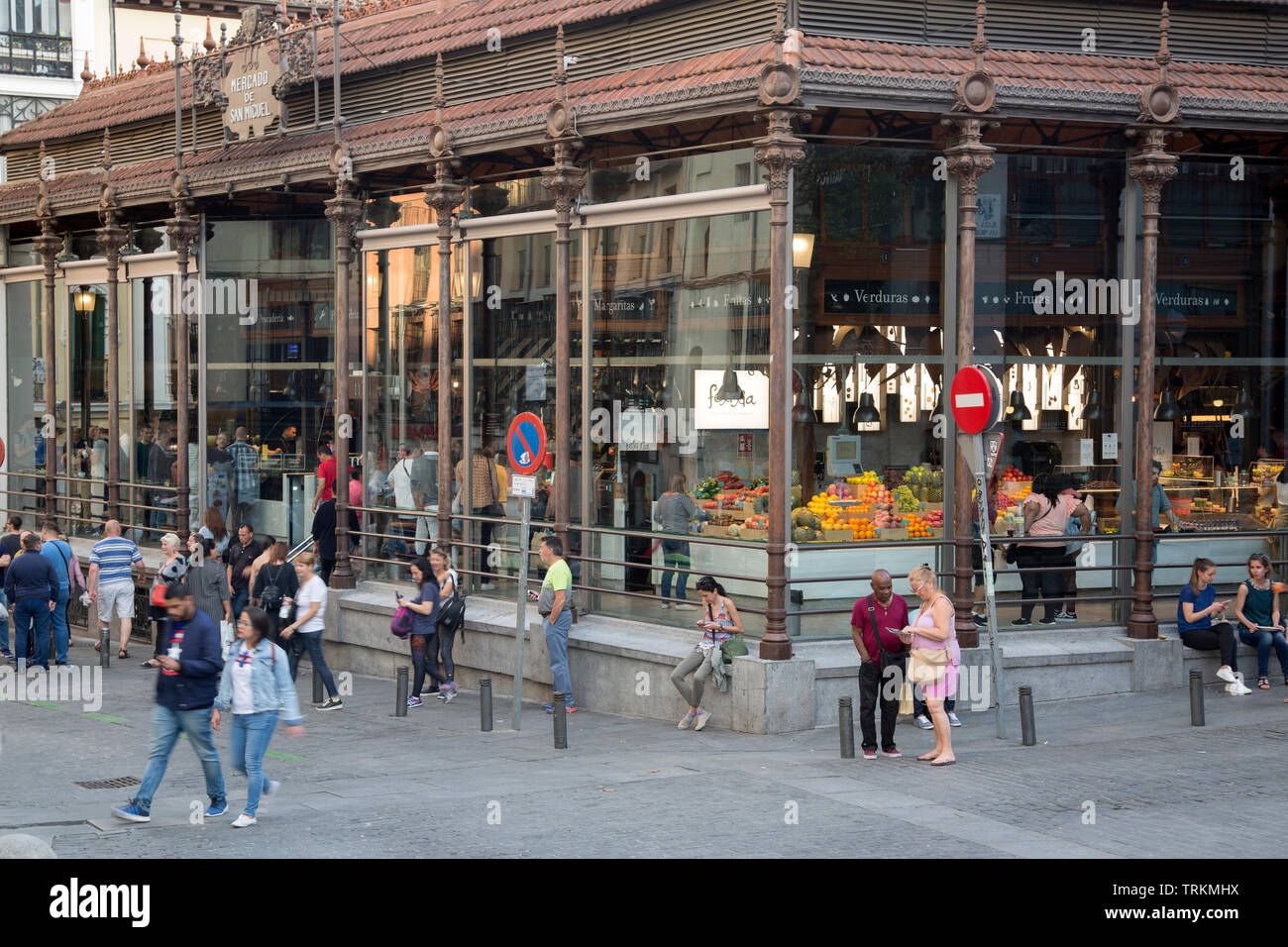 Mercado Markt San Miguel, Madrid, Spanien Stockfoto