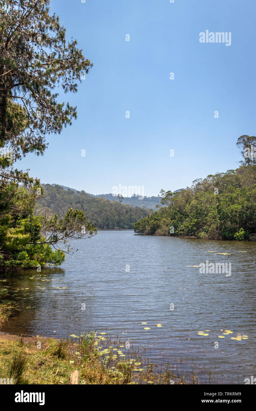 See Brijam in Kodaikanal zeigen die wunderschöne Landschaft Stockfoto