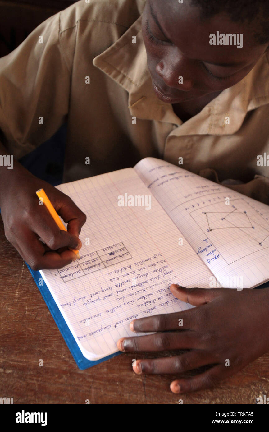 Faire ses devoir. Abkommen von Lomé. Togo. Afrique de l'Ouest. Stockfoto