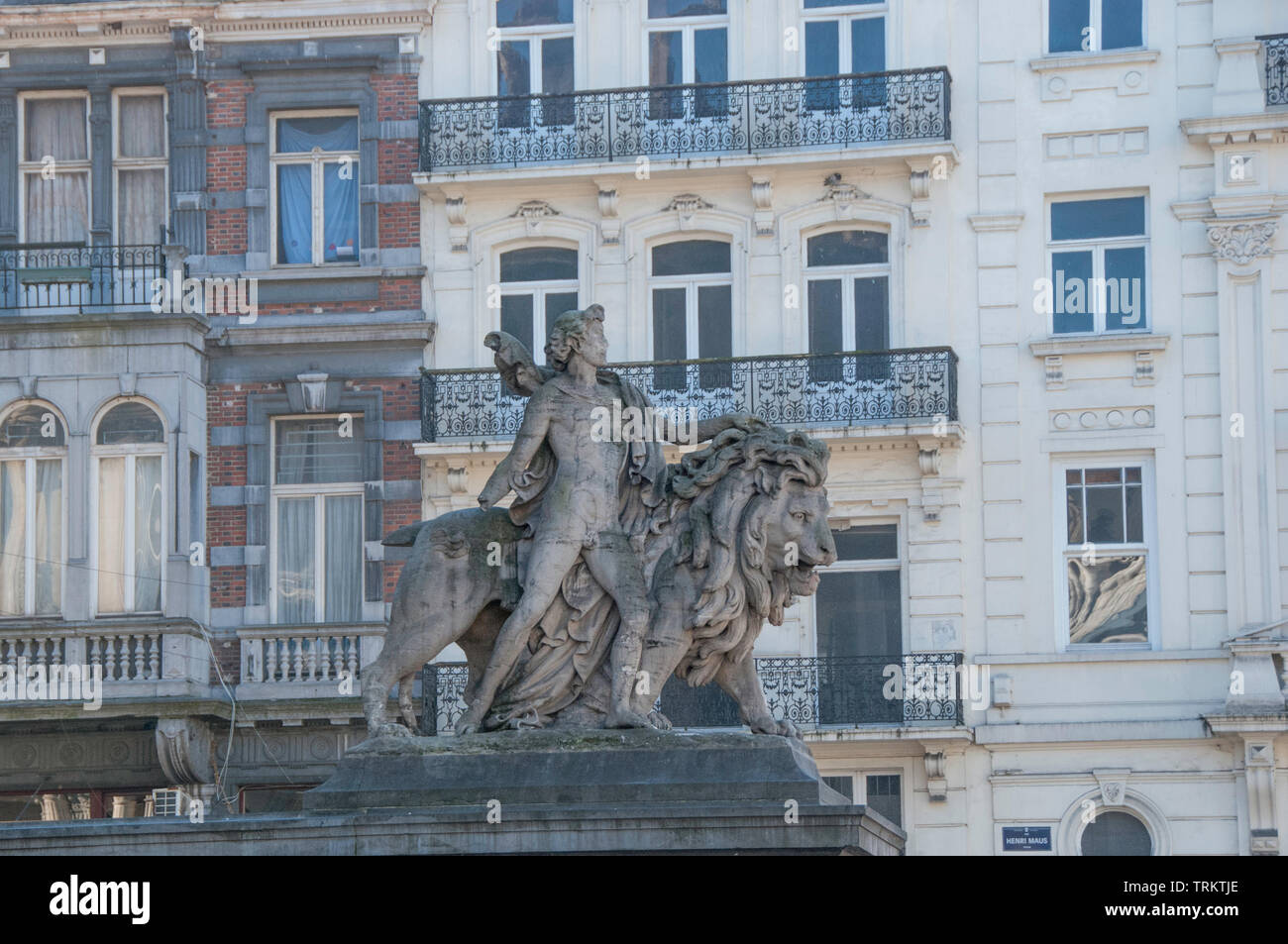 Brüssel Straße Fotos Stockfoto