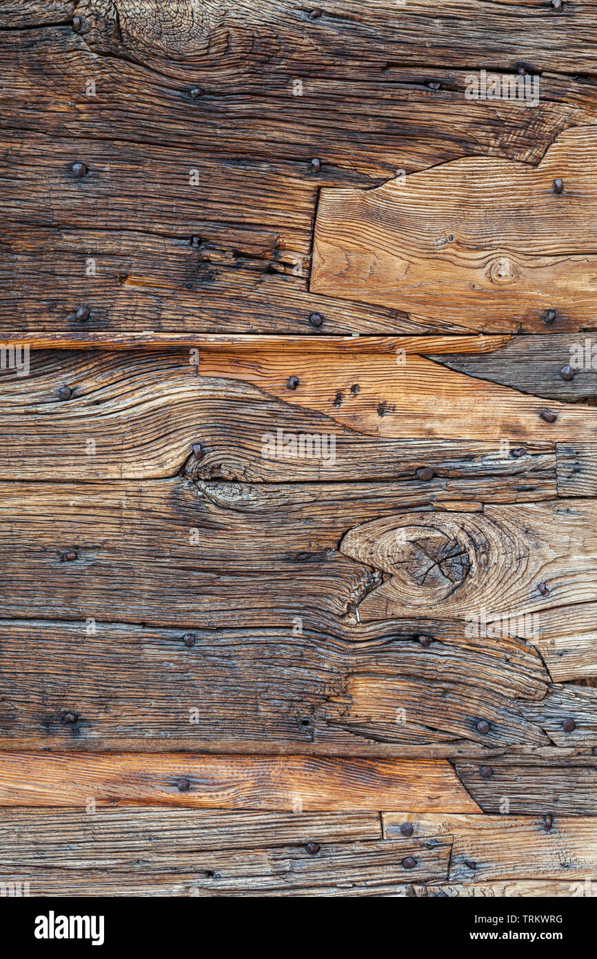 Tür Holz patchwork closeup Stockfoto