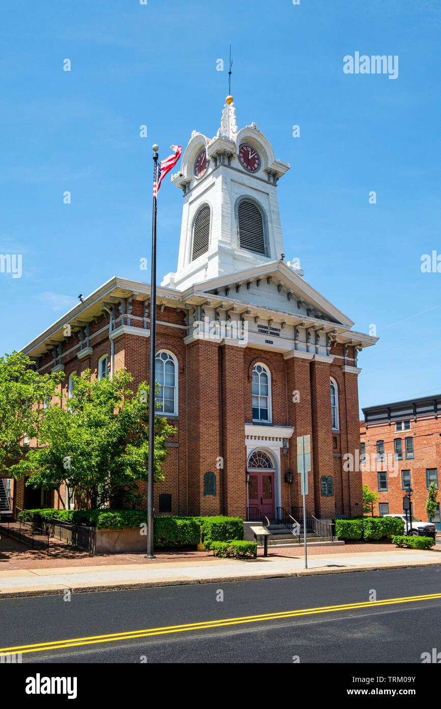 Adams County Courthouse, Baltimore Street, Gettysburg, Pennsylvania Stockfoto
