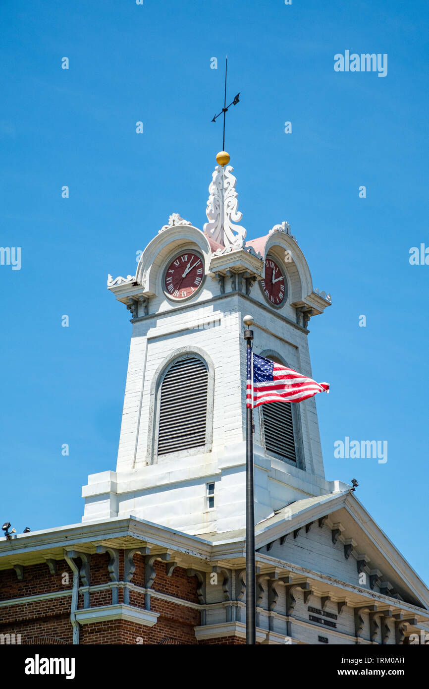 Adams County Courthouse, Baltimore Street, Gettysburg, Pennsylvania Stockfoto