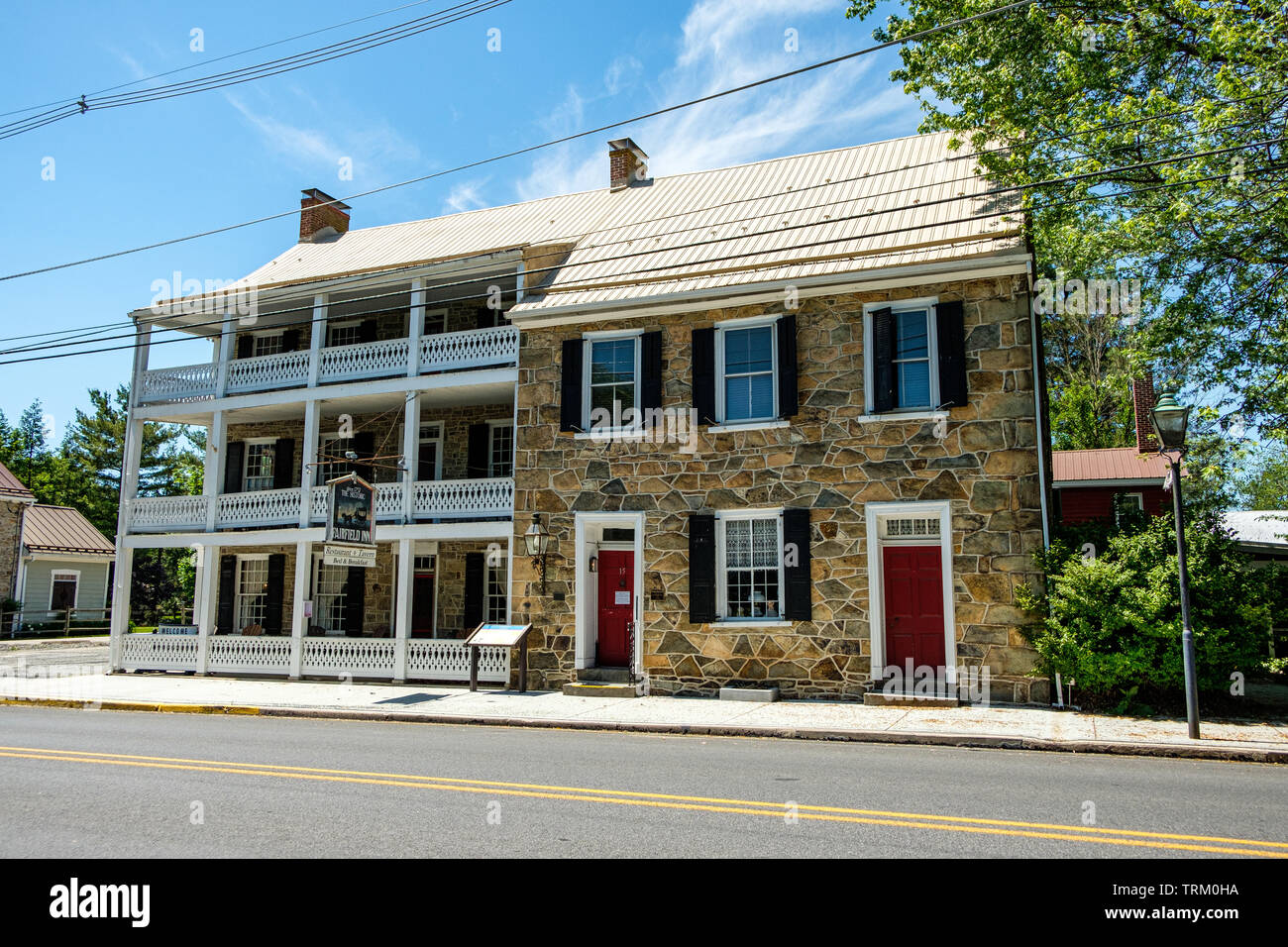 Fairfield Inn, 15 West Main Street, Fairfield, Pennsylvania Stockfoto