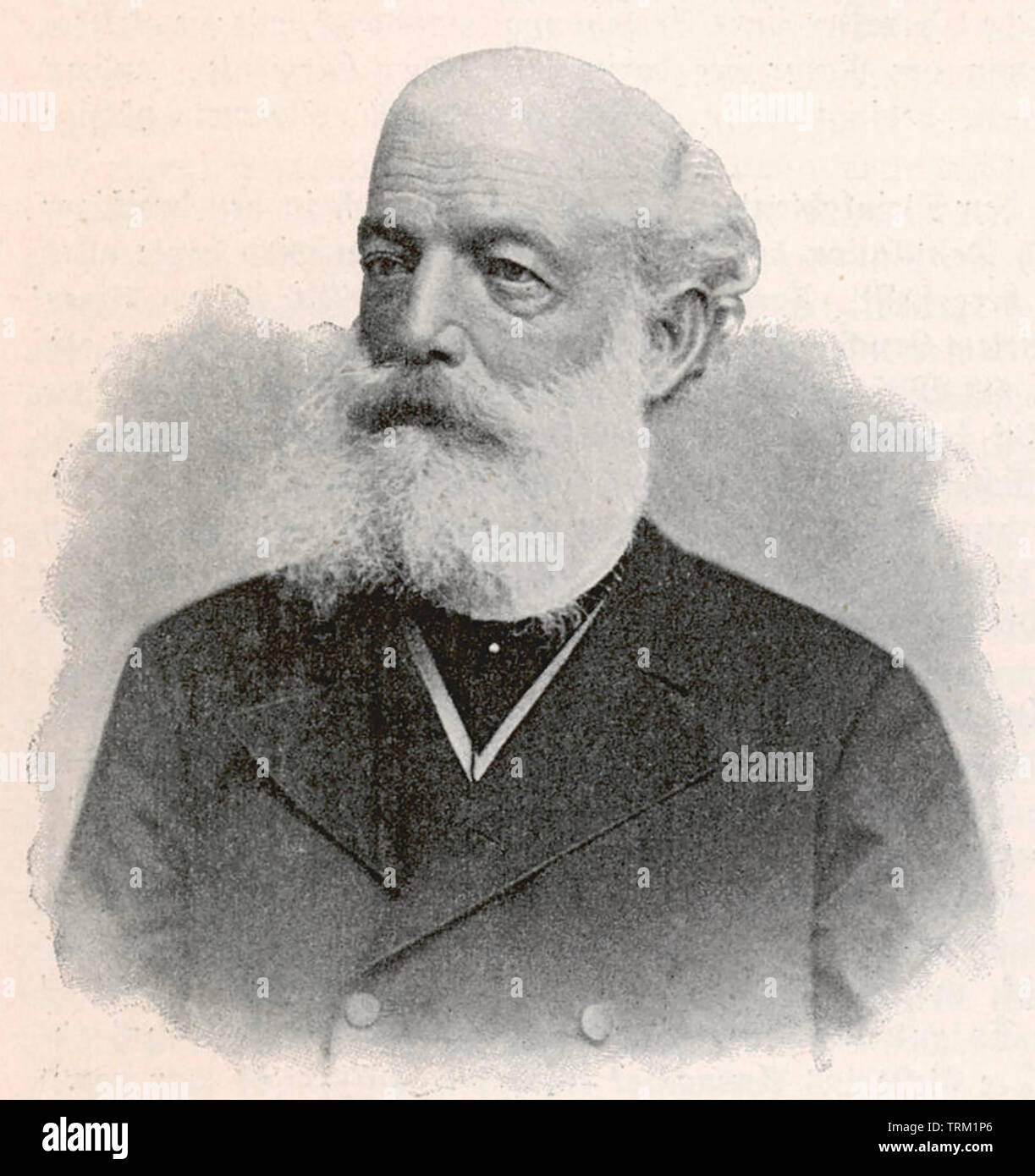 AUGUST KEKULÉ (1829-1896) Deutsche organische Chemie Stockfoto