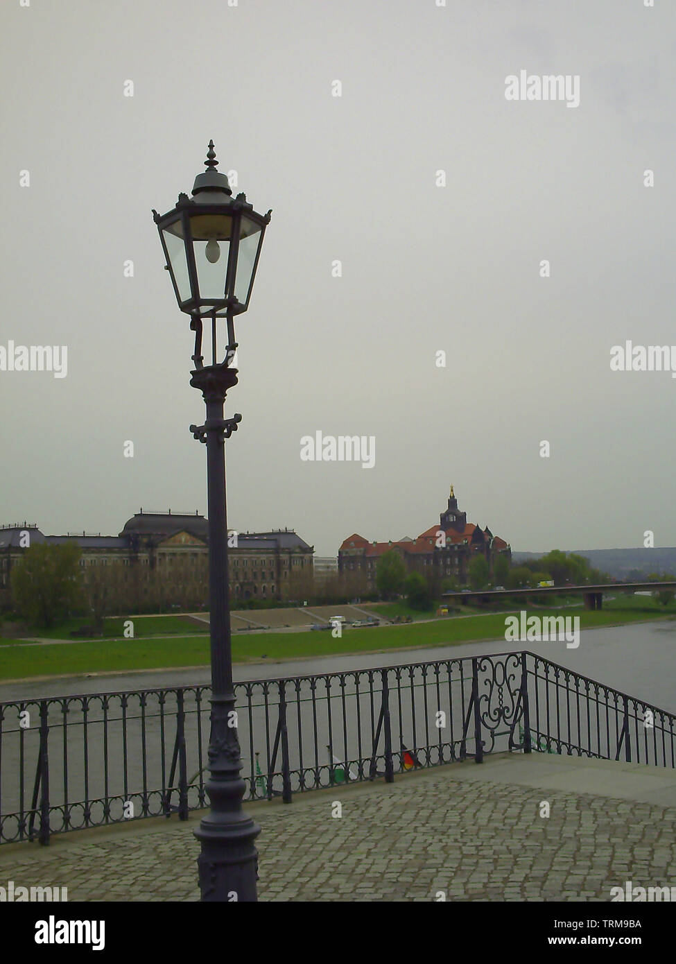 Stadt Laterne in Dresden. Vintage Straßenlaterne in der königlichen  Residenz in Dresden Stockfotografie - Alamy