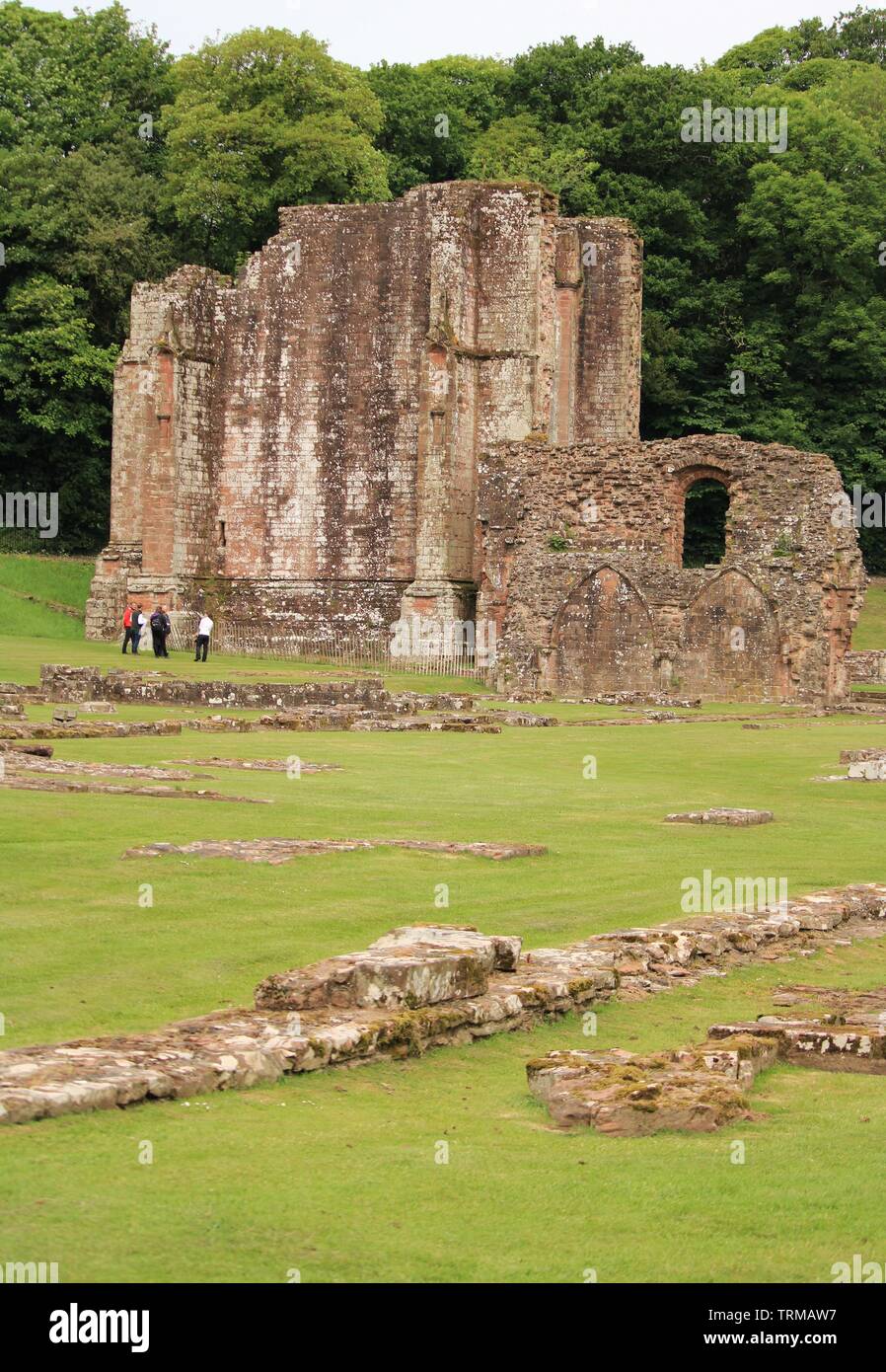 UK Barrow In Furness, Cumbria. Furness Abbey. Ulverston, Cumbria, Halbinsel Furness Abbey Ruinen, Furness Abbey, Cumbria. Stockfoto