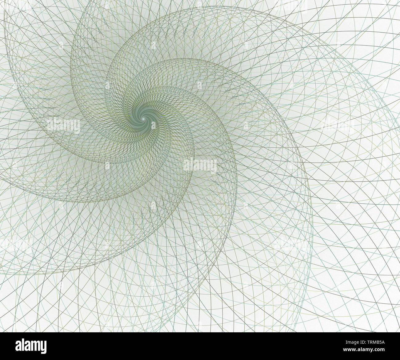Surreale futuristischen Design. Digitale Kunst abstrakt Hintergrund fractal Abbildung für Meditation und Dekoration. Geometrie, mesh Elements. Schnittpunkt cu Stockfoto