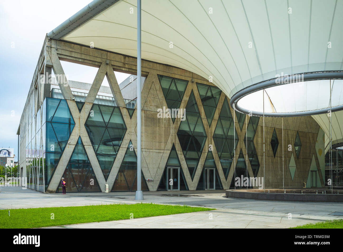 Kaohsiung, Taiwan - 4. Juni 2019: dadong Kunst und Kultur Zentrum, eine Art Center in Fengshan District, Kaohsiung, das im Jahr 2012 eröffnet wird. Stockfoto