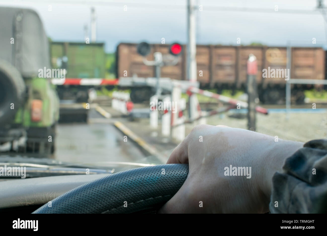 Kreuzung Schienen Stockfotos und bilder Kaufen Alamy