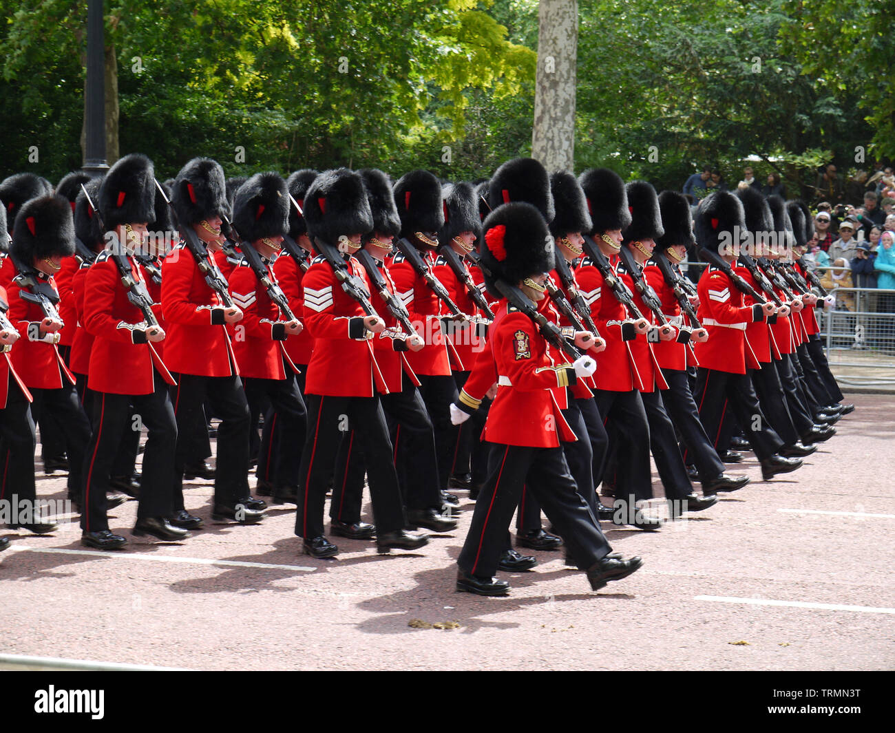 London, UK, 8. Juni 2019. Allgemeine Ansicht während der Trooping geburtstag Parade der Farbe Queen in London Stockfoto