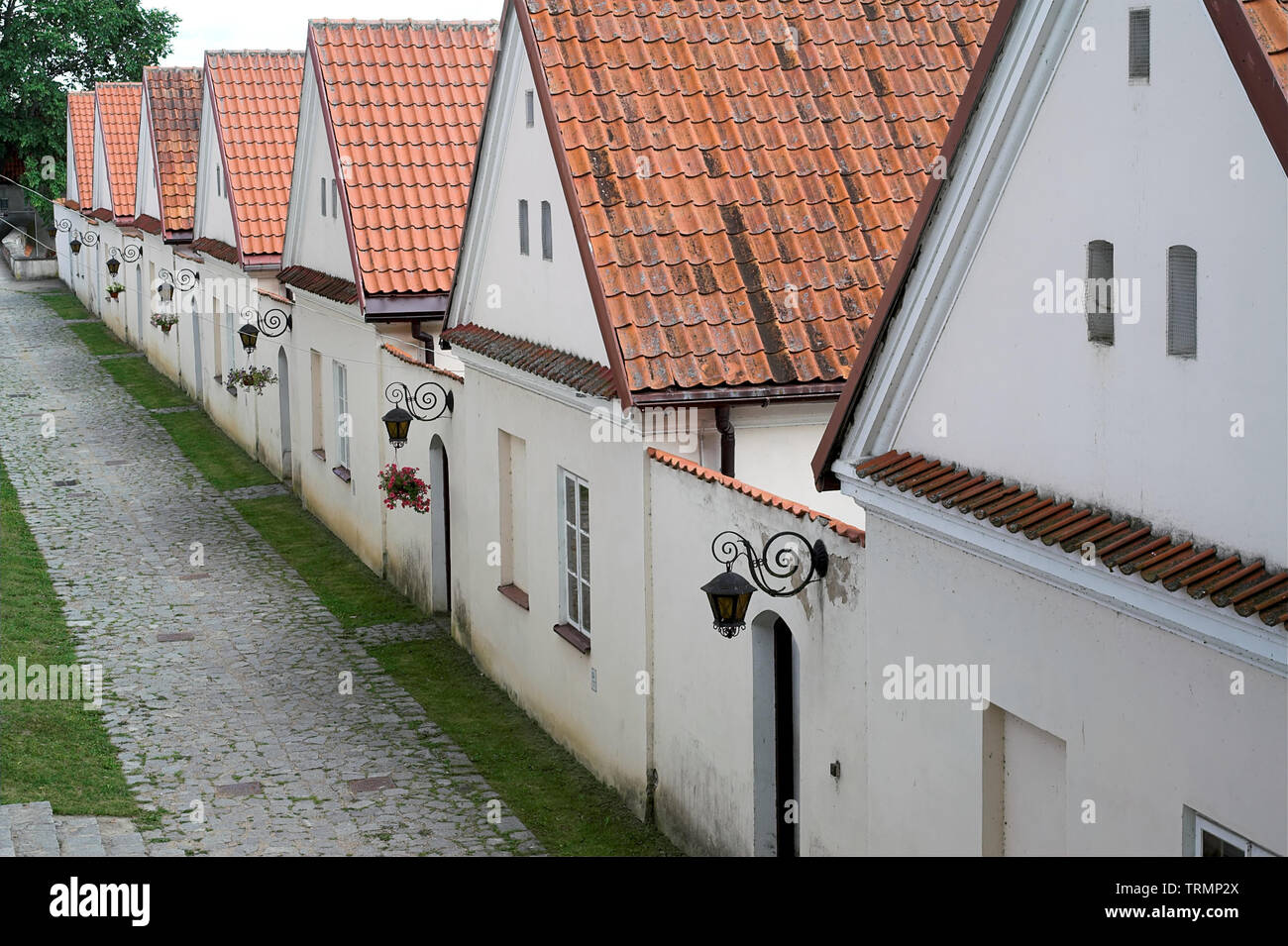 Ehemalige Eremy der Kamaldulenser im Dorf Wigry, Polen. Ehemaliger Eremy von kamaldulenser im Dorf von Wigry, Polen. Dawne eremy kamedułów, Wigry. Stockfoto