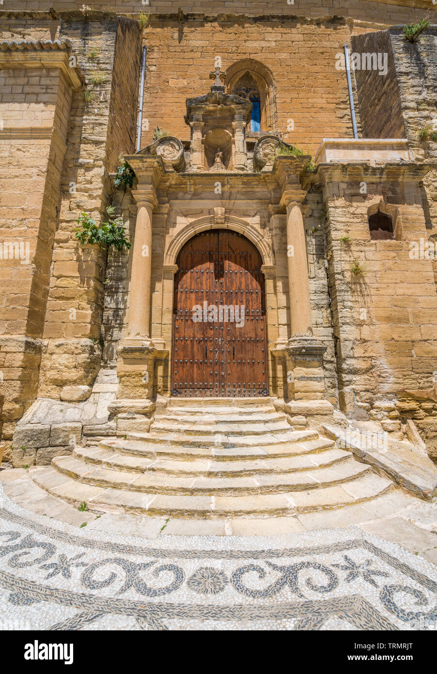 Malerische Anblick in Alhama de Granada, Andalusien, Spanien. Stockfoto
