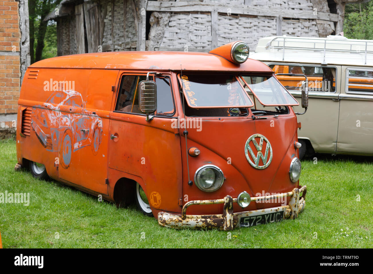 1956 split screen Wohnmobil Stockfoto