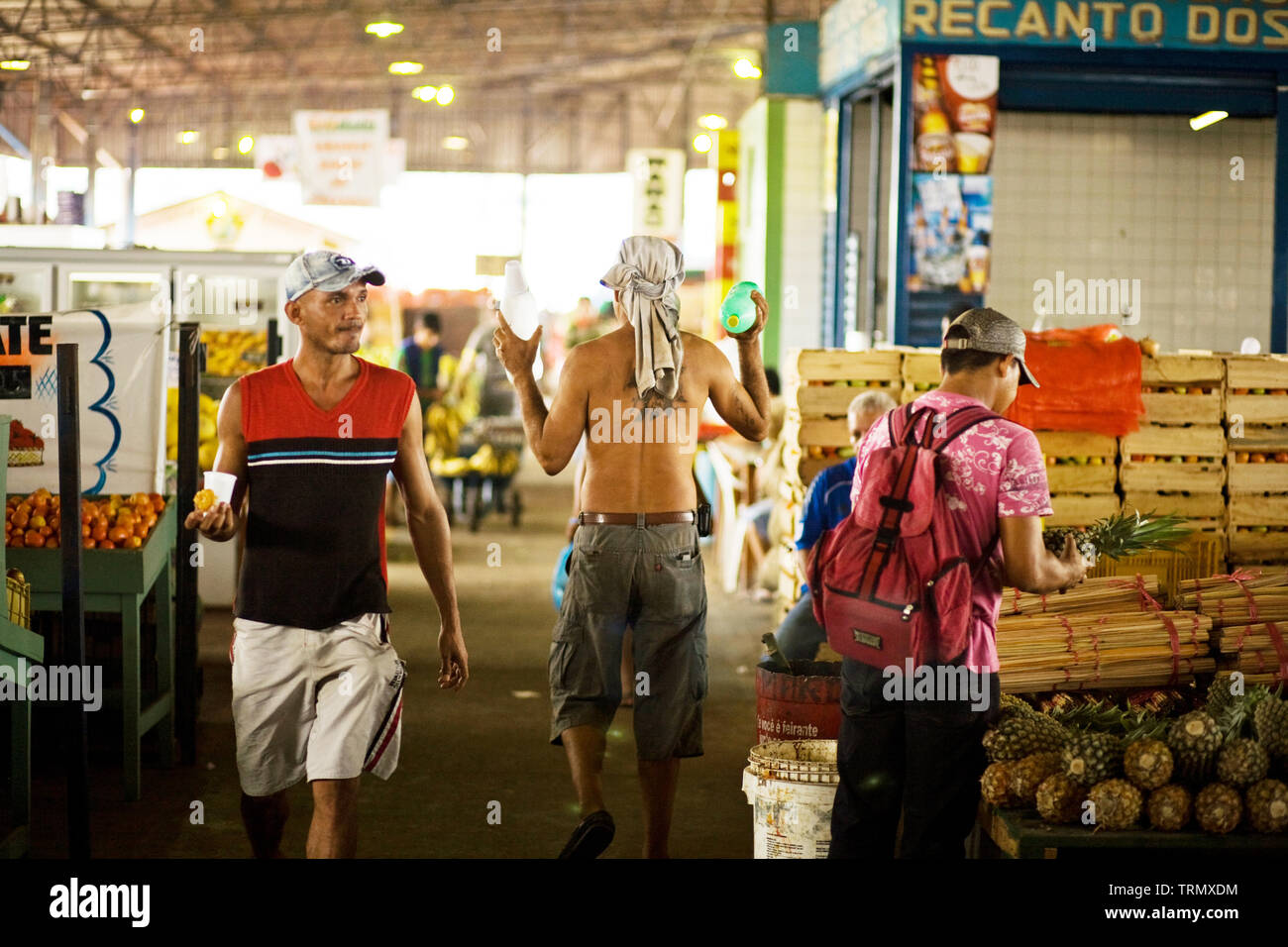 Messe der Banane, Center, Amazônia, Manaus, Amazonas, Brasilien Stockfoto