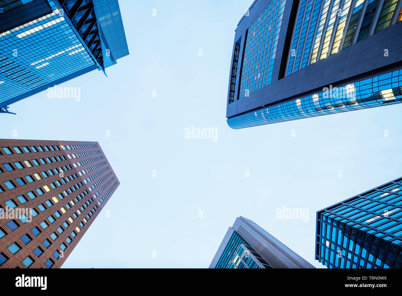 Asien, Japan, Tokio, Shiodome Wolkenkratzer Stockfoto