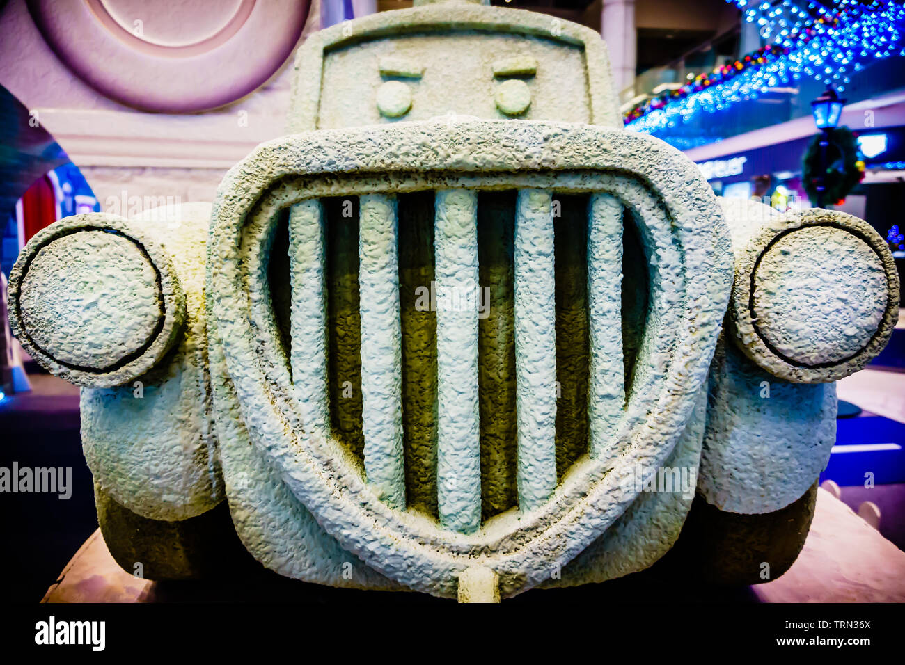 Singapur - Dec 11, 2018: Weihnachten mit Robocar Poli und Freunde an der Marina Square, Singapore. Stockfoto