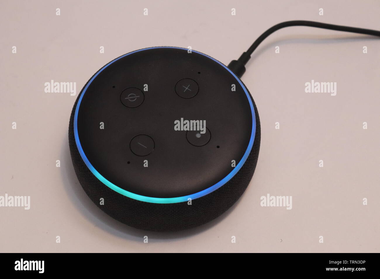 Alexa, spielen einige Musik Stockfoto