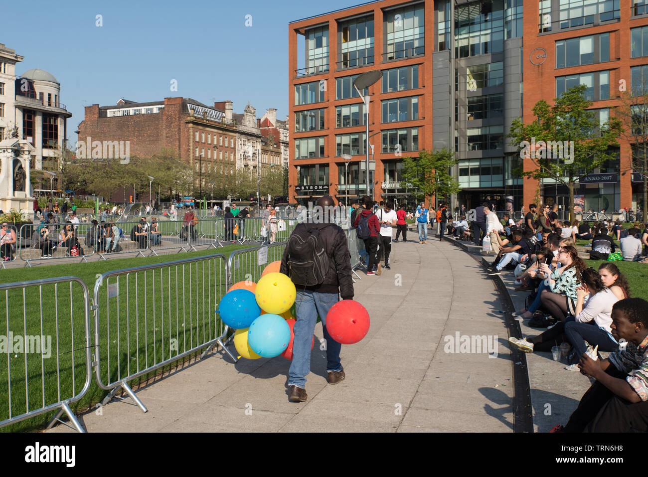 Newton Street, Manchester, Großbritannien. Stockfoto