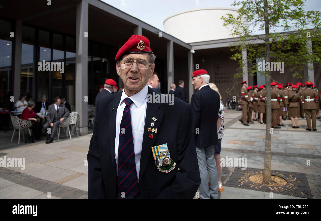 AIREWAS, England. 01. JUNI 2019: Mitglieder und Veteranen der Royal ...