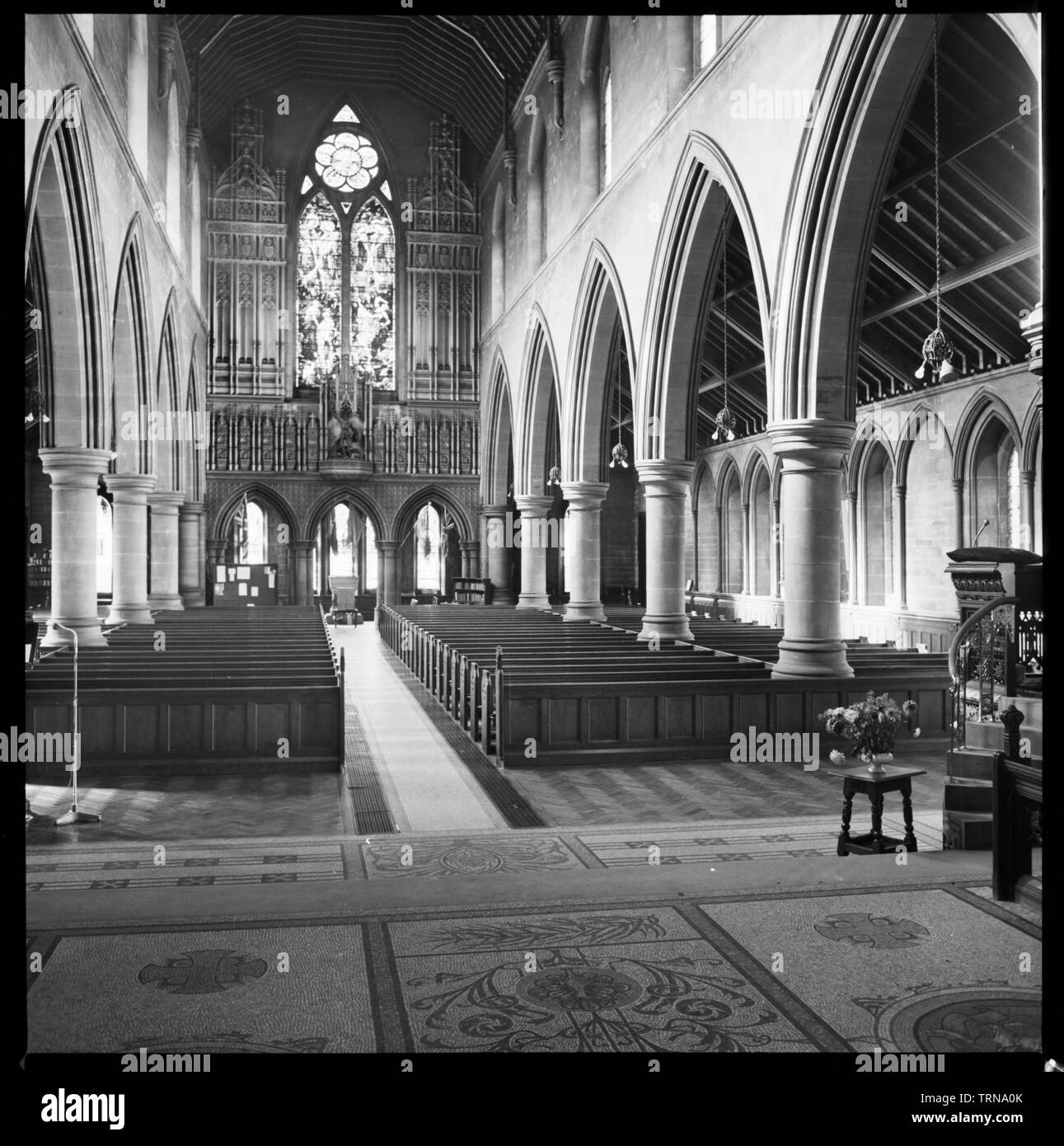 St. George's Kirche, St. George's Schließen, Jesmond, Newcastle upon Tyne, c 1955 - c 1980. Schöpfer: Ursula Clark. Stockfoto